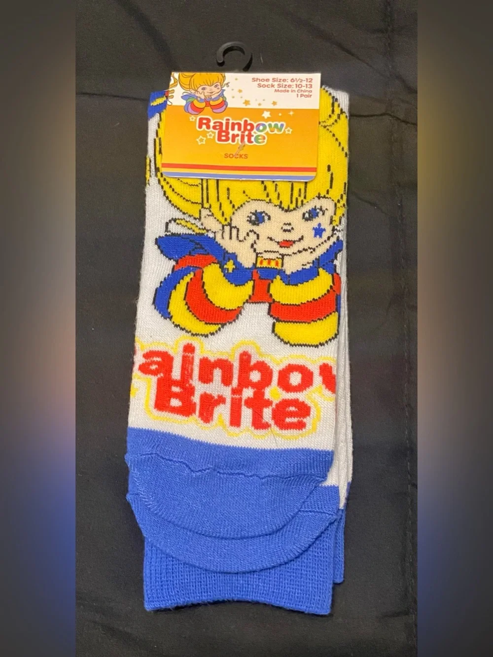 🔆Free with any purchase 🔆 Rainbow Brite Crew Socks